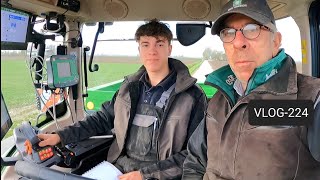 FARMVLOG #224 de mooiste vrachtwagen, calibratie kunstmeststrooier, pootmachine klaarzetten