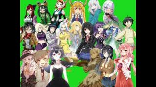 Mentahan green screen anime girl ( waifu) viral