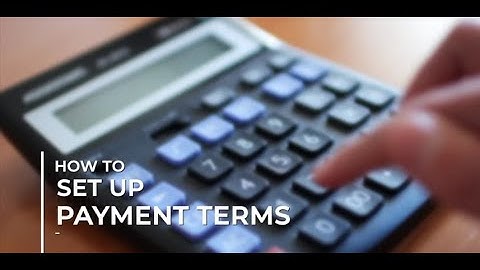 Managing Payment Terms in Magaya Software