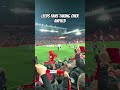 Leeds fans taking over Anfield😱