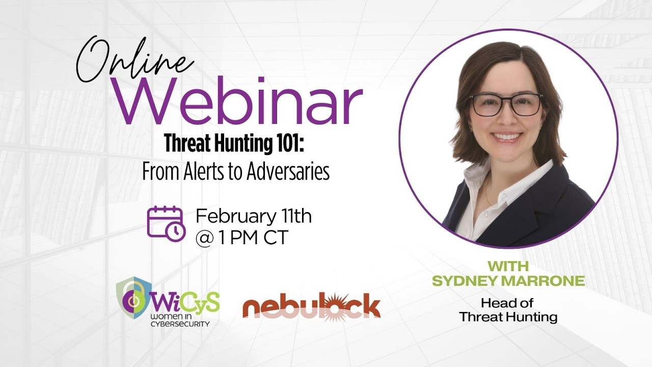 Nebulock Webinar | Threat Hunting 101: From Alerts to Adversaries