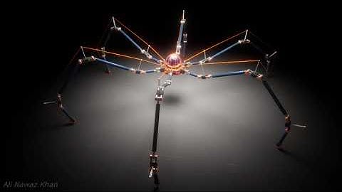 Mechanical Creature Spider Animation