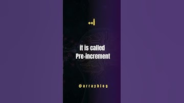 ++i vs i++ | Pre-increment vs Post-increment Explained in 60 Seconds | C Programming