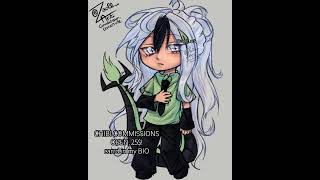 CHIBI COMMISSIONS ARE OPEN FOR 25$ link in bio :) #art #commission #fyp