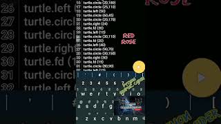 Celebrity Designing a Red Rose with Python Turtle #PythonTurtle #Design #RedRose #Programming #Coding #Python Net Worth