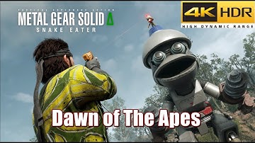 Metal Gear Solid Delta Dawn of The Apes - Snake vs Monkey in Walkthrough 4K HDR