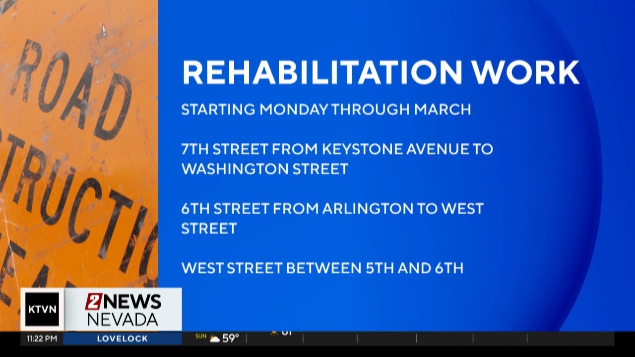 Regional Transportation Commission will begin rehab work on streets west of downtown Reno