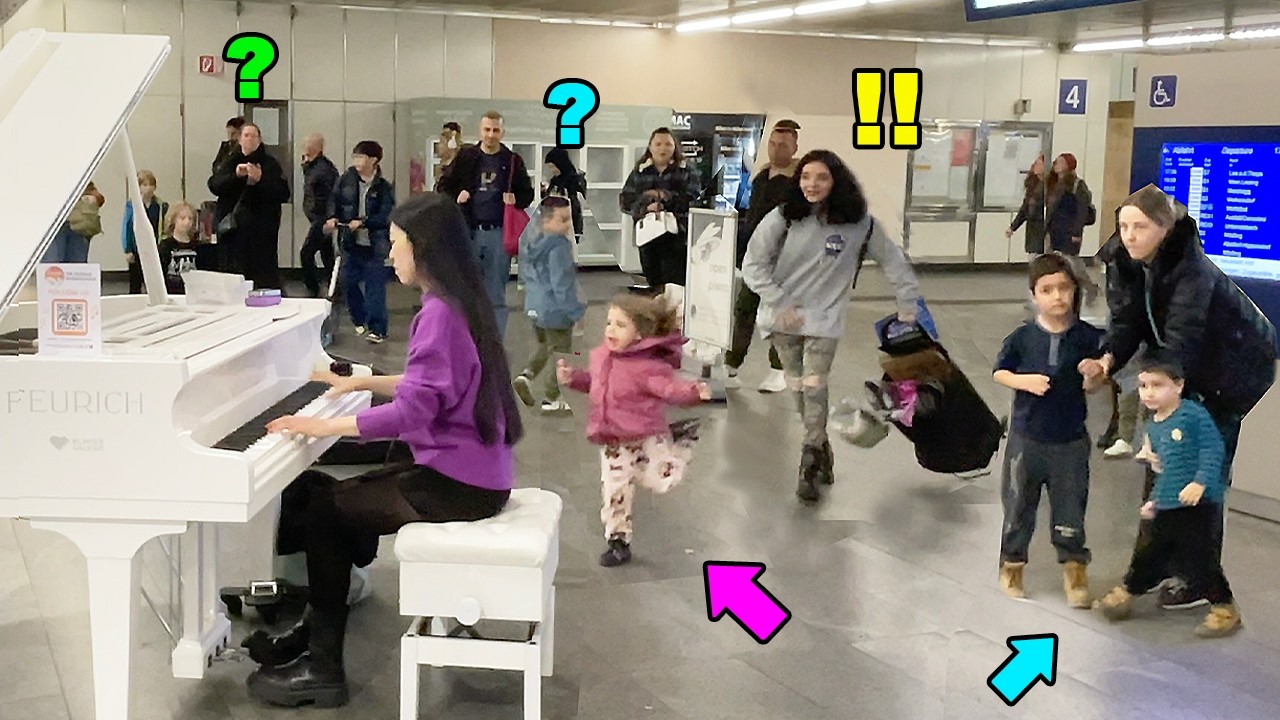 Kids Were Captivated by ABBA’s “Chiquitita” on a Street Piano