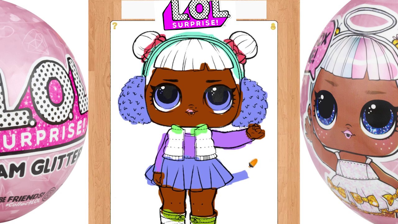 LOL surprise doll Snow Angel Lol doll snow angel in the snow YouTube