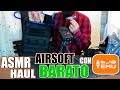 Asmr haul  cmo empezar en airsoft de forma muy barata con temu