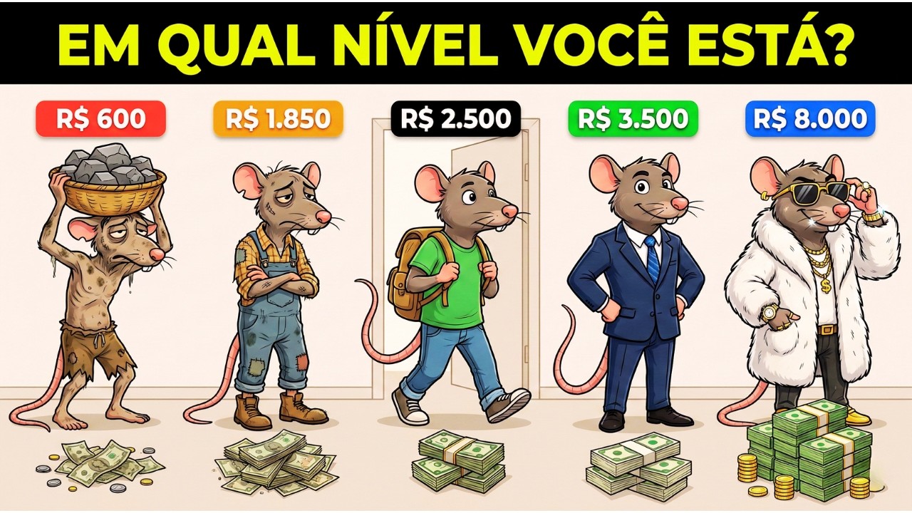 A Realidade do Rato: Descubra seu Nível REAL na Corrida dos Ratos!