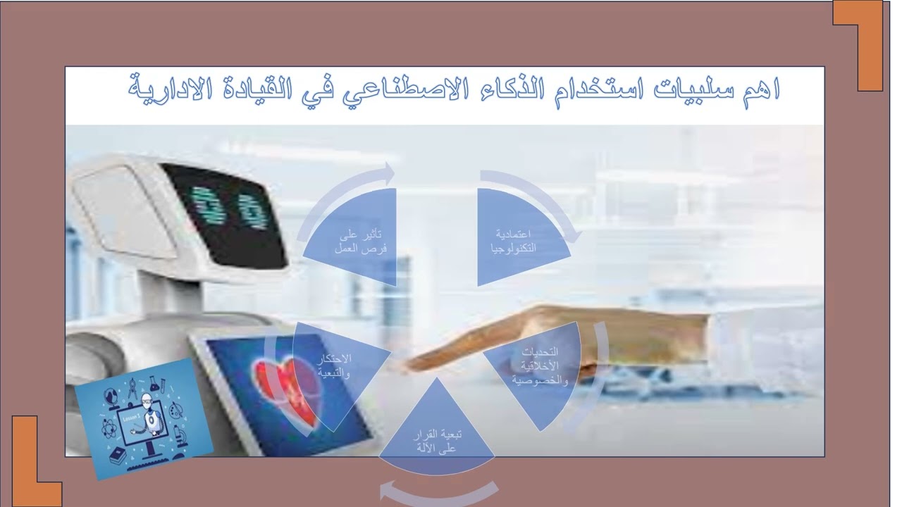 اهم  سلبيات الذكاء الاصطناعي بالقيادة الادارية