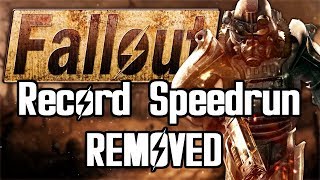 Fallout Speedrun Record REMOVED from Leaderboard
