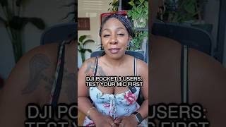 DJI Mic Not Working With Osmo Pocket 3? Watch This