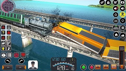 Uphill Train Simulator Game (Bajake Studios) - Level 5 Always Fail Crash And Derailment