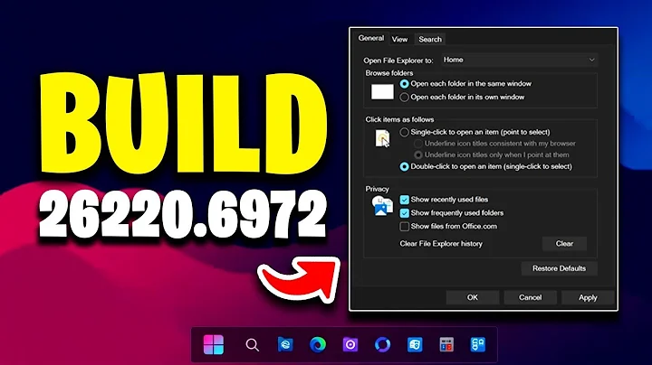 New Windows 11 25H2 Build 26220.6972 – More Dark Mode Dialogs, New Start Menu Change and Fixes (Dev)