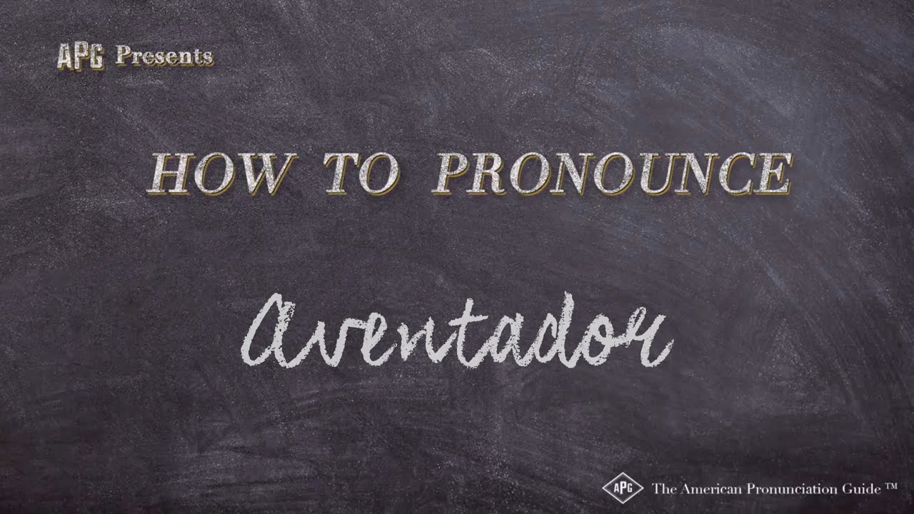 How To Pronounce Aventador Real Life Examples YouTube
