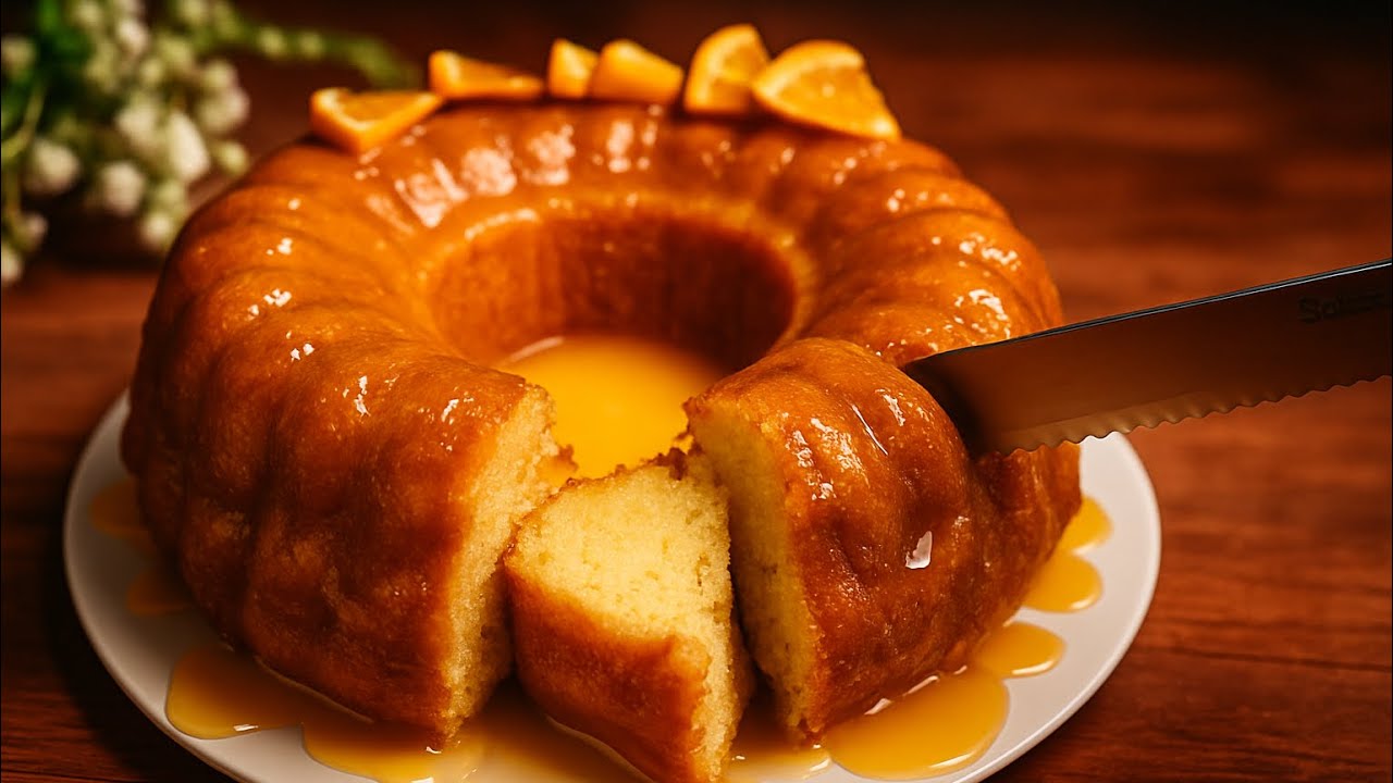 The Softest Orange Cake Ever 🍊 | Easy, Moist & Fluffy Cake Recipe