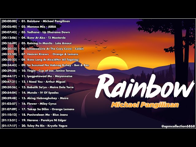Rainbow - Michael Pangilinan | Best OPM Tagalog Love Songs Trending New Playlist 2024 class=
