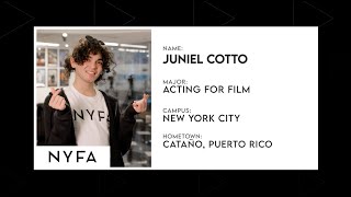 NYFA x The College Tour · JUNIEL COTTO