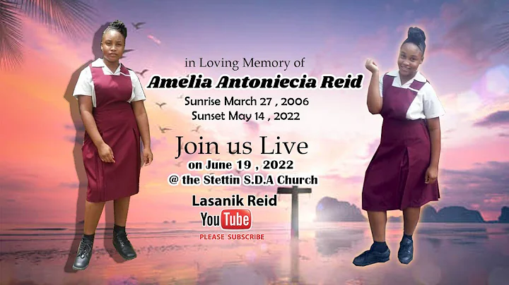 Amelia Reid Thanksgiving Service