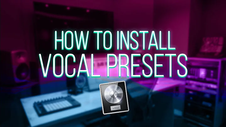 How To INSTALL Vocal Presets on LOGIC PRO X