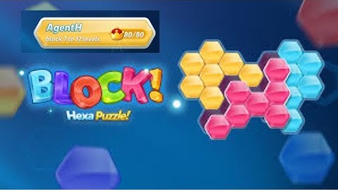 Block! Hexa Puzzle iOS Gameplay Complete (AgentH) #blockhexapuzzle #iosgames 