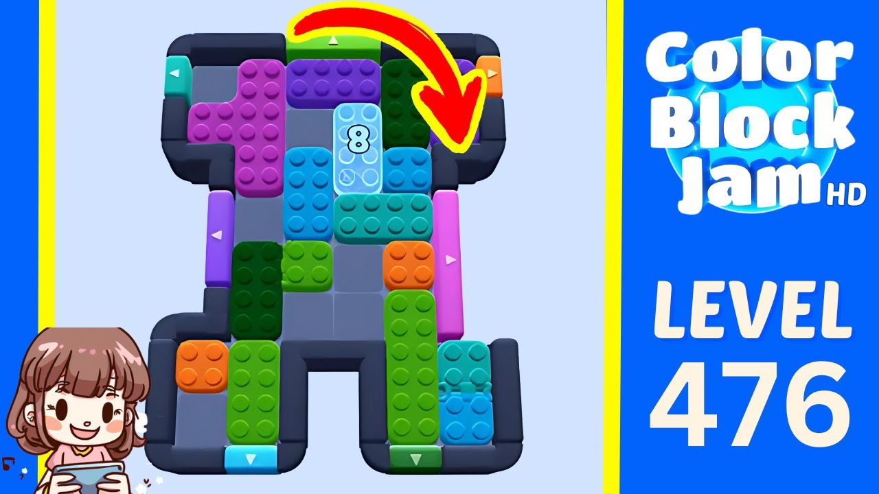 Color Block Jam Level 476 Solution Walkthrough - YouTube