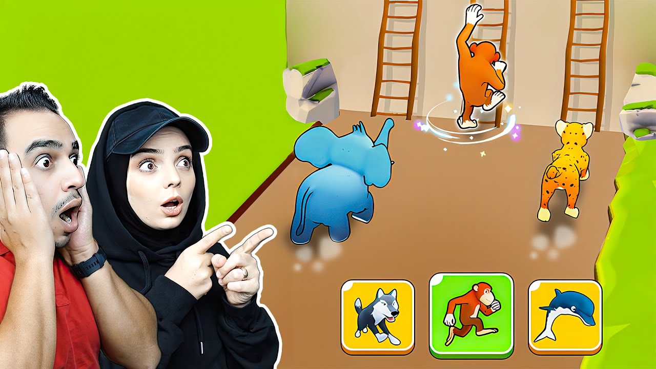 ŞEKİL DEĞİŞTİR VE HAYVAN YARIŞINI KAZAN !! 😱