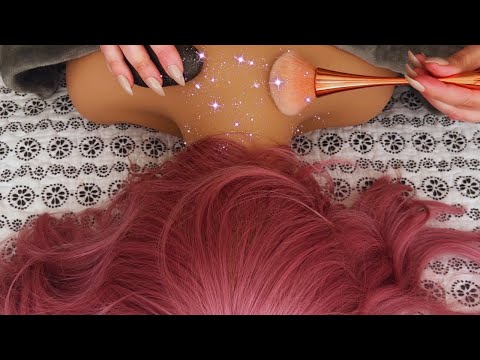 The BEST ASMR Back and Head Massage ✨💆🏼‍♀️ Layered with Spa Music 🎧