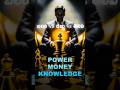 Power + Money + Knowledge #money #power #knowledge #financetips #stocktips #investing #motivational