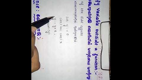 12th|Computer Science|Tamil medium and English Medium|Chapter 1|impure functions