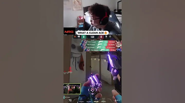 FNC kaajak hit Insane ACE against TH #vct