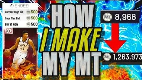 MAKE 100K MT IN MINUTES | BEST SNIPE FILTERS NBA 2K19 MyTEAM!