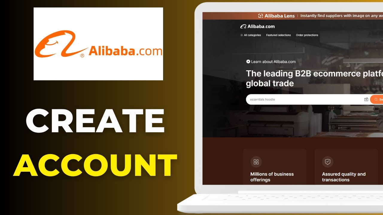 How To Create Alibaba Account - YouTube