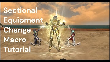 FFXIV Sectional Equipment Change Macro Tutorial