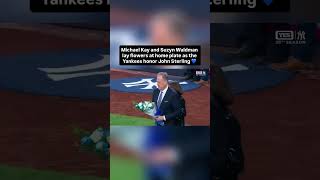 Michael Kay &amp; Suzyn Waldman Pay Tribute to John Sterling at Yankee Stadium 💙