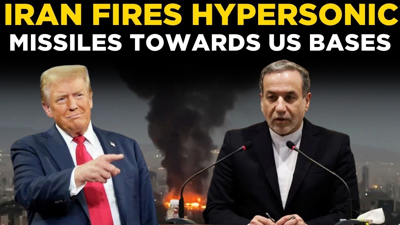 Breaking News LIVE | Iran Launches Hypersonic Missiles, US On High Alert Amid Escalation |World News