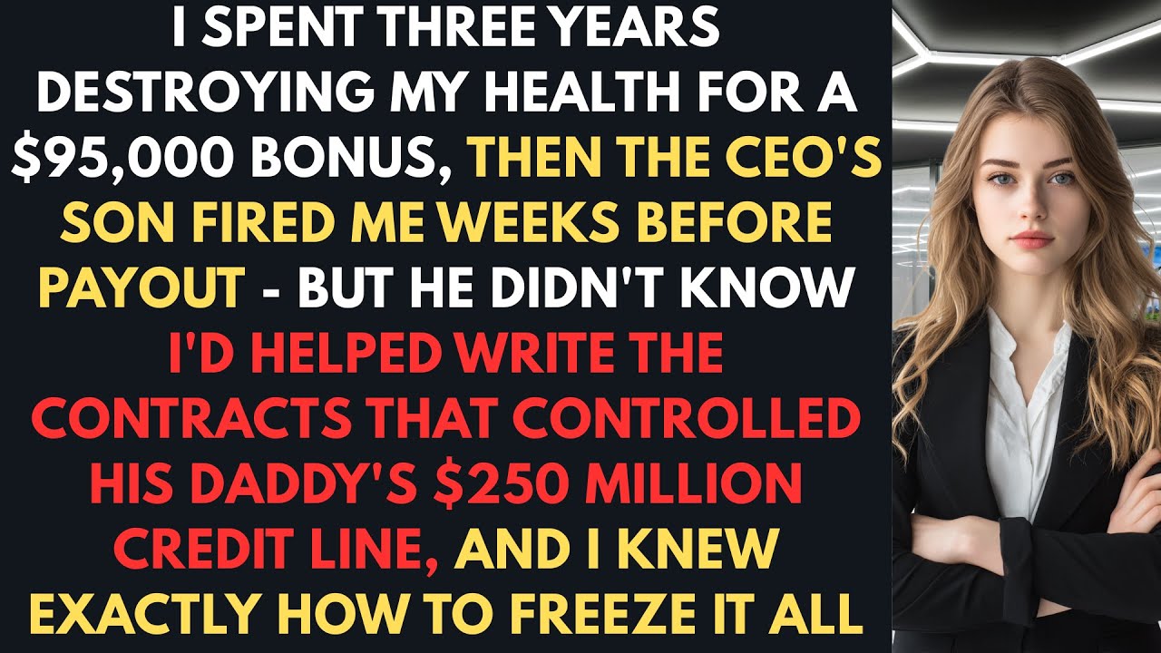 CEO’s Son Fired Me Before $95K — Covenants Paused Their $250M