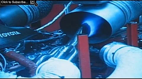Toyota Formula 1 F1 V10 Engine on Dyno (Spitting Flames at 20,000 RPM!!!)
