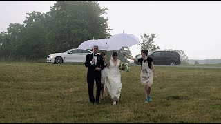 Rain couldn't stop this wedding from being perfect!