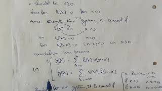 Lecture 7 memory-less, Causality, Stability and invertibility of a LTI system