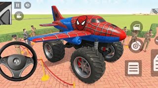 🤑Indian Thift Auto Simulator🤩Indian Showroom Purchase😯Modified New Spider-Man Airplane& Car🥳Game