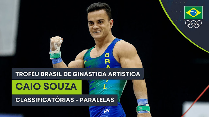 Caio Souza avança à final das barras paralelas no Troféu Brasil de Ginástica Artística