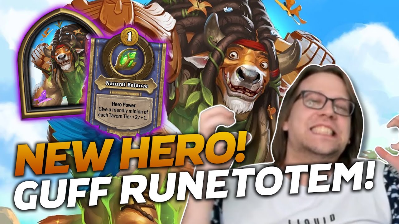 New Patch means NEW HERO Guff Hearthstone Battlegrounds