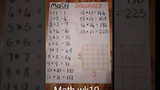 Cycle 2 Week 10 Maths Driekie