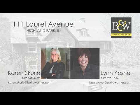 111 Laurel Avenue, Highland Park, IL home video tour