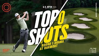 “Top 10 Clutch Shots & Leaderboard Movers | U.S. Open 2025 Round 1 at Oakmont”