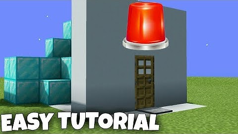 How to make an Intruder Alarm in Minecraft 1.16 [EASY TUTORIAL]