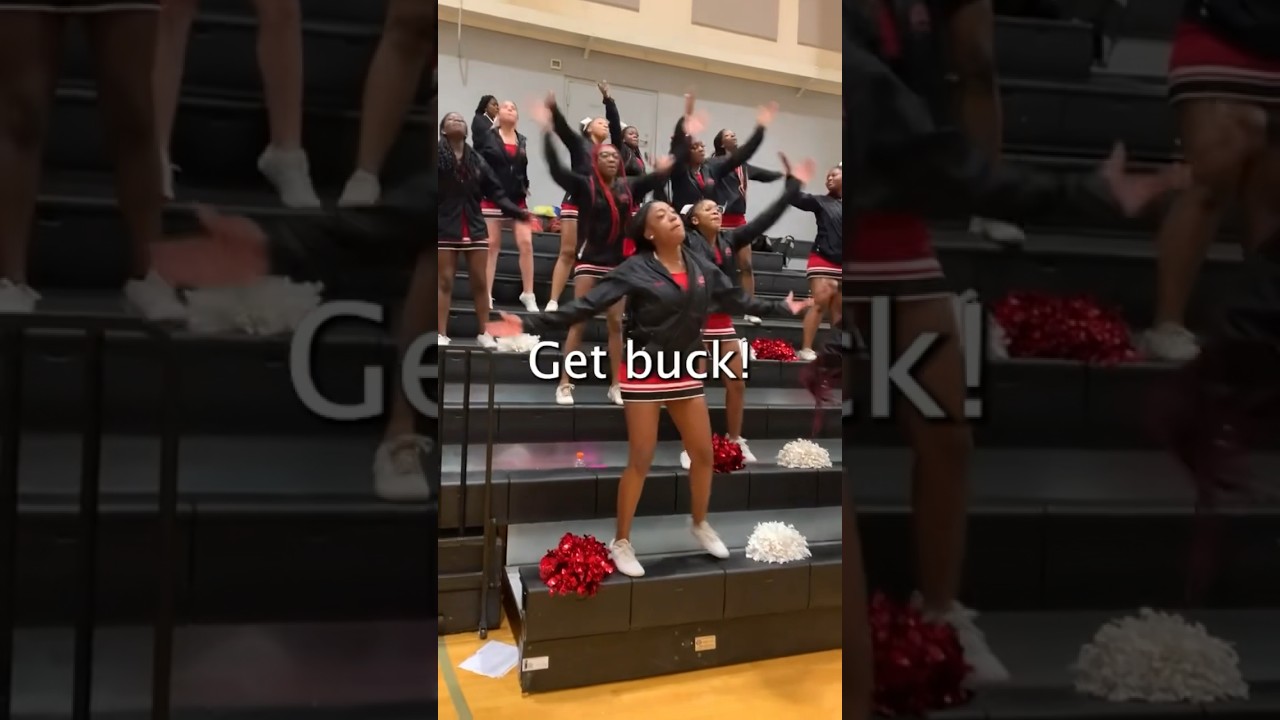 Stomp and Shake Cheer Of The Day #1 #cheerleading #highschool #cheerleader #highschoolbasketball
